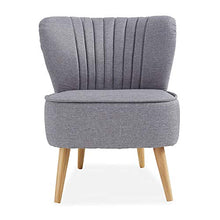 XJLLOVE Divano, ostrica Grigio con Schienale Accento Informale con legs51cm Naturale * 45cm.
