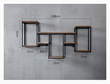 LHQ-HQ cremagliera del Vino della Parete in Ferro battuto for Bar |Supporto di Vetro di Vino di Legno |Stand Vino |Portabicchieri |Muro Cantina