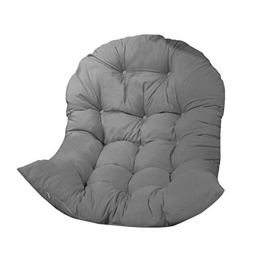 Cuscino del Sedile della Sedia per l'altalena Pulsanti Interni ispessiti Una Facile rimozione e Installazione dei Cuscini Amaca Appeso alle Uova Ispessito da Ufficio Supporto Lombare Posteriore