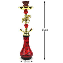 GSYH Creativo Shisha Set, Arabo Narghilè Bar Doppio Tubo Shisha per Il Partito di Sala (Senza nicotina),B