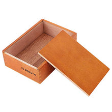 Portasigari, Scatola di Immagazzinaggio del Sigaro Della Cassa Dell'Umidificatore All'Aperto di Viaggio Portatile di Legno Regalo Ideale per Compleanno, Matrimonio, Regalo Aziendale