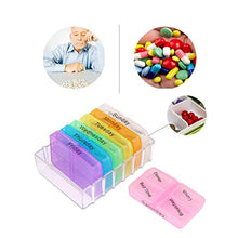 Logicstring Scatola per Medicinali in Plastica 7 Giorni, Grande Scatola per Pillole, Compresse Medicinali, Distributore di Pillole
