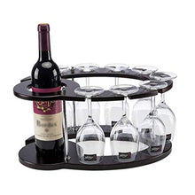 KANJJ-YU Wine Rack Legno Calice Rack Upside Down Home Vino Shelf Governo del Vino Decoration Vino