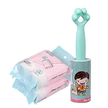 LLQM Sticky Hair Device, tearable Sticky Dust Paper, Clothes Hair Removal, Roller Brush Roller Type Stained Artifact, Cat Hair Cleaner