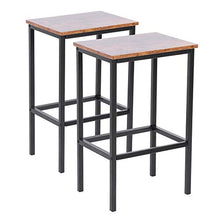 Bicaquu Sedia Alta da Pub, Sgabello da Cucina Quadrato Robusto e Resistente, Sgabello da Cucina, Bar per Feste Leggero per Soggiorno Cucina