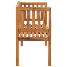 Tidyard Panchina da Giardino, Panchina da Esterni in Legno Massello di Teak 150 cm