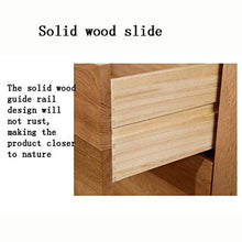 COUYY Cassetti in Legno massello Nordico Cassetti Moderni armadi di stoccaggio Minimalista Piccolo Appartamento Mobili per Camera da Letto con cassetti,A 120 * 40 * 75cm