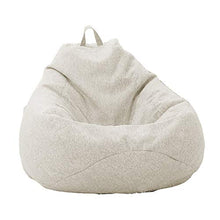 Divano pigro Bean Bag Lazy Couch Chair Piccolo Appartamento Single Bedroom Small Sofa in Cotone e Lino Rimovibili (Colore : Beige)