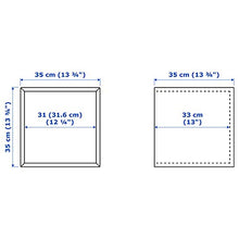 Armadio EKET 35x35x35 cm grigio-turchese