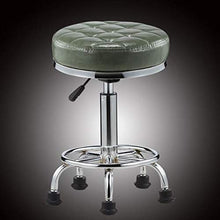 Sgabello Sedie Bar Barstools Salon contatore Girevole Regolabile Alta Bellezza Sgabelli, casa Semplice Tempo Libero Barra di Metallo Sedie Sedile Arredo Bar Cucina (Color : Light Green)