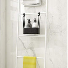 Wing Scala portasciugamani da Terra, Porta Asciugamani scaletta, Porta salviette da Bagno, Scaletta Appendi Abiti in Metallo, H170cmwithe