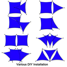 sun shade sail Square UV Block per Giardino Esterno Giardino 9d1i0v (Color : Green, Size : 4X4X5.7M)