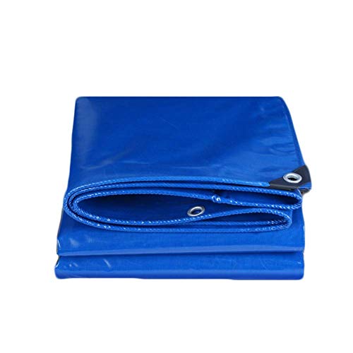 MHBGX Telone Impermeabile per Esterni Resistente, Copertura Antivento da Giardino 350 G / M2 Riparo per Protezione Solare Riparo per Tende da Campeio,un,5X6M