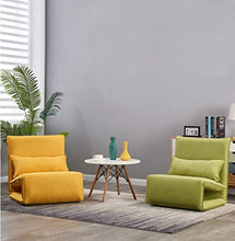 H-ei Tatami, Singolo Tessuto Divano, Cuscino Pieghevole, Camera Bovindo, Removibile Lavabile Design, 67x68x65cm (Color : Yellow)
