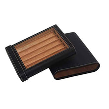 XZJJZ Gift Box in Pelle di Superficie portasigarette Uomo - Portatile Pelle Cigar Box Cigar Box umidificazione Box