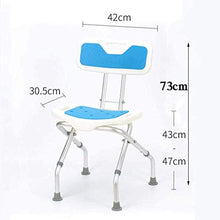 SETSCZY Sedia da Doccia con Sedile Imbottito Sedile da Doccia + maniglioni per bagni Anziani con Schienale Panca da Doccia Sgabello da Bagno Vasca da Bagno