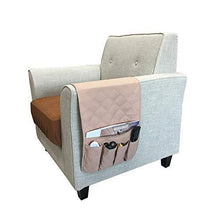 Sicneka - Organizer per bracciolo da divano, impermeabile, antiscivolo, per poltrona, poltrona, reclinabile, 88,9 x 33 cm, colore: beige - Arredi Casa