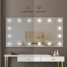 Specchio luminoso a LED con lampadina specchio per il trucco specchio per camera da letto specchio a parete 1000 × 600mm specchio per la casa barbiere specchio per il trucco specchio per il bagno