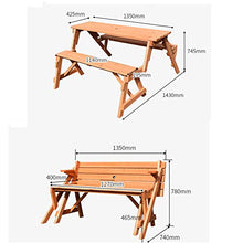 Legno massello da esterno Tavoli e sedie per il tempo libero panchine multifunzionali da balcone, sedute da cortile con braccioli e schienali, antipioggia e antisole, impermeabili e anticorrosivi