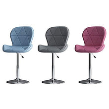 SANSHUI Sedie Sgabello Girevole Regolabile Moderni Bar Sgabelli for Pianale da Cucina Alto 75-88cm Bar Altezza Sedia 1027 (Color : Gray, Size : Bar Stools Set of 4)