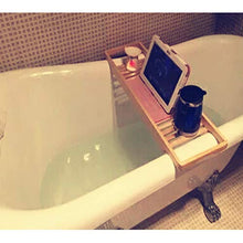 Vassoio Vasca Da Bagno, Legno Separatori A Ripiani Di Stoccaggio Telo Da Bagno Solido Collocato Telefono Mobile Del IPad Di Candela Rack, Due Dimensioni Per Una Vasca Da Bagno In Un Hotel Di Casa