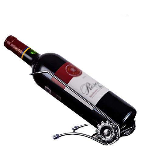 Portabottiglie creativo per bottiglie di vino, porta bottiglie di vino, porta bottiglie di vino, supporto da tavolo per casa e ufficio,
