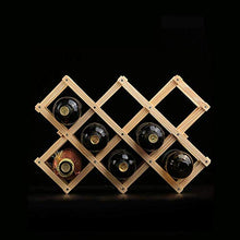 Scaffale Legno Porta Vino Pratico Scaffale Per Bottiglie Di Vino Portabottiglie Per Vino - Artigianato Per La Decorazione Della Casa, Portabottiglie Per La Casa Semplice, Portabottiglie Pieghevole