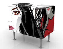 Mobile per lavabo Design Asian Girl 60x55x35cm, Basso, Larghezza: 60cm, Regolabile, mobiletto da lavandino, lavandino, mobiletto da lavabo, lavabo, mobiletto, Bagno, Bagnetto, Mobile da Bagno
