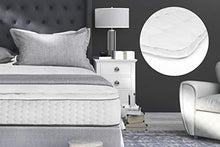 Sleepmed – Swis TechnoloGY Bedding Sleepmed, fodera traspirante con fasce di gomma, 80 x 210 cm, materasso con ventilazione 3D, ipoallergenico, per letti con rete o letto matrimoniale, bianco