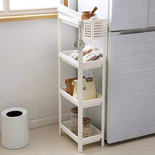 &ripiano di stoccaggio Cucina Carrelli, multifunzionale Rack storage con pulegge, stoccaggio Spice Rack Scaffale di finitura