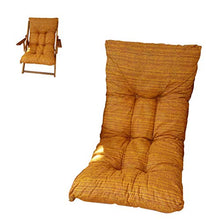 CUSCINI CUSCINO (GIALLO/ARANCIONE) IMBOTTITO DI RICAMBIO PER POLTRONA SDRAIO RELAX TESSUTO ANTISTRAPPO
