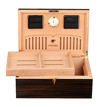 WangQ Scatola di sigari, Scatola di sigari Humidor per sigari in Legno di Cedro Spagnolo Umidificatore per sigari a umidità costante humidor (Color : A)