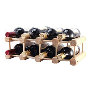 MSF Porta Bottiglie Creativo Indipendente 8 Bottiglie di Vino Display Rack Modern Home Soggiorno Artigianato Decorativo Set Vino (Size : 10 Roots)