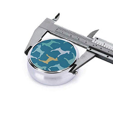 Basenjis Blues - Contenitore rotondo per pillole, 3 scomparti, in metallo, per medicina e vitamine, per viaggi all'aperto