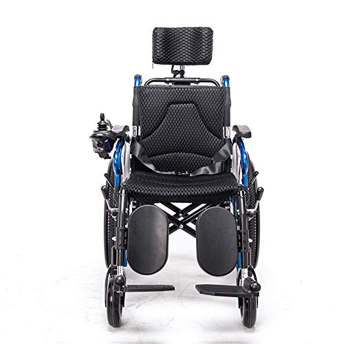 Accessori per la casa Anziani Disabili Sedia a rotelle elettrica Leggera Pieghevole Anziani Disabili Intelligente Automatico Lega di alluminio a quattro ruote Pratica sedia a rotelle Batteria al li