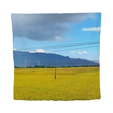 Happygoluck1y - Federa per cuscino con prato erboso, 45 x 45 cm, per divano, adolescenti, ragazze, idea regalo