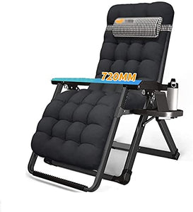 XBR Sedie a Sdraio Reclinabili, Sedia a Sdraio reclinabile Pausa Pranzo Sedia Pieghevole Balcone Domestico Lettino Prendisole Singolo Sedia da Spiaggia Portatile da Esterno, Leggera, carico 200 kg