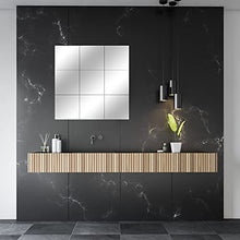 18pcs Pellicola a specchio Cameretta Adesivo Murale15 x 15 cm Specchi autoadesivi, Adesivi Murali Specchio, Adesivo Inter Decalcomanie Decorative Wall Stickers Bagno