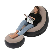 XIAMIMI Divano casa Pompa elettrica Gonfiabile Divano Letto Singolo Esterna Portatile Gonfiabile sofà Pigro casa,C