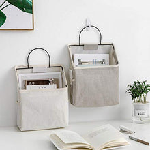 Sebasti Tasche per vestiti in cotone e lino, per riporre borse per dormire, da parete, 22 x 9,5 x 38-E