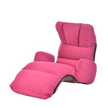XinQing-Divano Pigro Sedia for Balcone con Finestra Pieghevole e pigra for Divano Letto Tatami (Color : Pink)