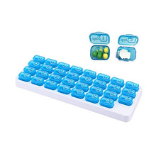 BESTonZON Portapillole Mensile 31 Giorni Organizzatore Mensile di Pillole Dispenser Giornaliero di Medicinali per Piccole Pillole per Viaggi d'Affari Uso Quotidiano