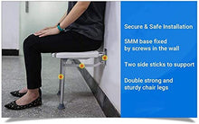 Sgabello Doccia Pieghevole doccia Sedile for doccia sgabello pieghevole Bagno Sedile a muro da bagno Sgabello antiscivolo fori Piedi di drenaggio della testa di acquazzone Slot for anziani anziani con