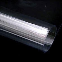 SOME Telone Impermeabile Trasparente, 0.55mm di Spessore Telo Antipioggia in PVC, Tenda Trasparente Pieghevole, per Patio Esterno, Gazebo e Giardino
