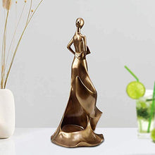 Semplicità Elegante Artigianato in Resina Arredamento per la Casa Creativo Soggiorno Bar Beauty Portabottiglie in Bronzo 16 * 17 * 36Cm Bello Ed Elegante, HJJ