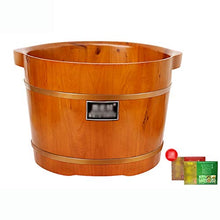 YLL Canna per pediluvio Legno di Cedro Pediluvio Barile, 26 Cm di Altezza, Piede Vasca E Pediluvio con Coperchio, Durevole (Color : A)