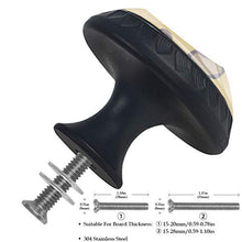 Set di 4 maniglie rotonde per armadio da cucina, credenza, cassettiera, cassettiera, con viti, per cucina, comò, armadietto, bagno, armadio, tribù