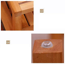 LINGZHIGAN Bagno Doccia Sgabelli -Slip Bagno di Legno sgabelli di Legno Doccia Sedile Modifica Legno Scarpe delle feci della sede Sgabello for Doccia 42X33X50cm