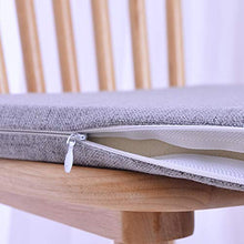 LRuilo - Cuscino spesso per sedia da giardino, in cotone caldo, cuscino per panchina da giardino, quadrato, per interni ed esterni (beige, 45 x 45 x 3 cm)