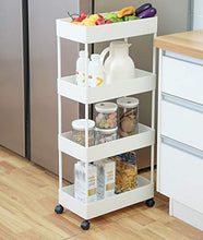 LYM &ripiano di stoccaggio A Pavimento Rack, Multifunzione Bagno Bagagli Ripiano angolare Piccolo Carrello-4 Piante Scaffale di Finitura